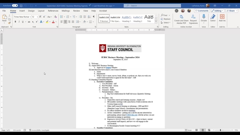 Thumbnail for IUBSC Monthly Business Meetings - September 2024