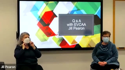Thumbnail for Q&amp;A with EVCAA Jill Pearon, Jan. 5th, 2022: CET Workshops