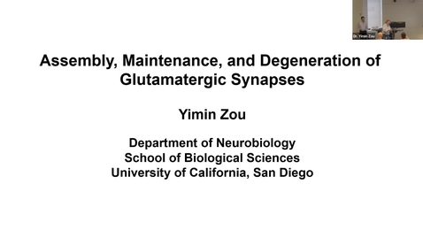 Thumbnail for Special Seminar: Yimin Zou, PhD | March 10, 2026