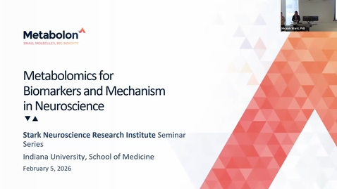 Thumbnail for SNRI Seminar Series: Micaiah Ward, PhD - Metabolon  | February 5, 2026