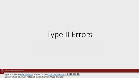Thumbnail for K300 L14 Mod 05 Type II Errors