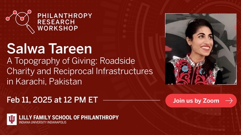 Thumbnail for Salwa Tareen -  A Topography of Giving: Roadside Charity and Reciprocal Infrastructures in Karachi, Pakistan
