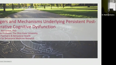 Thumbnail for SNRI Seminar Series: Dr. Ruth Barrientos | March 9, 2023