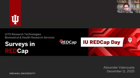 Thumbnail for REDCap Data Collection with Surveys and MyCap | December 11, 2025