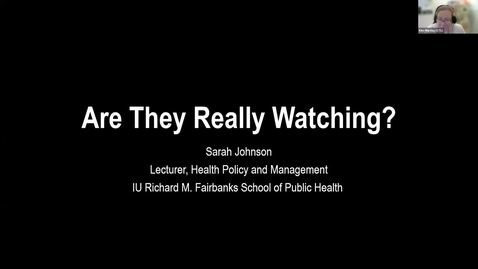 Thumbnail for Are They Really Watching? (TED-like Talk)