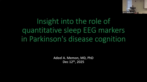 Thumbnail for SNRI Seminar Series -Special Seminar: Adeel Memon, MD, PhD | December 12, 2025
