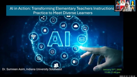 Thumbnail for The 29th Annual FACET Spring Teaching and Learning Symposium - AI in Action: Transforming Elementary Teachers Instructional Practice to Meet Diverse Learners
