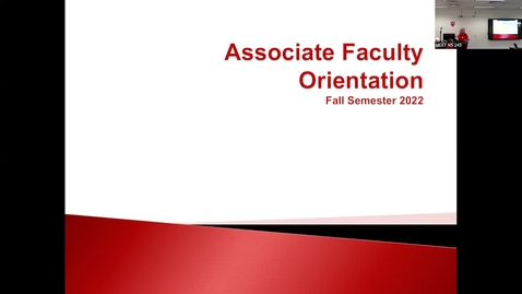 Thumbnail for New Associate Faculty Orientation: Aug. 17th 6 - 8:30pm