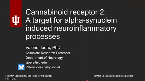 Thumbnail for SNRI Membership Seminar: Valerie Joers, PhD and Catia Gomes, PhD | December 2, 2025