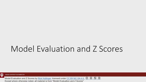 Thumbnail for K300 L09 M04 Model Evaluation and Z Scores