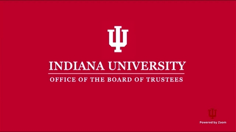 Thumbnail for IU Board of Trustees Meeting 6.14.23 - Kaltura Record