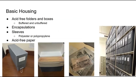 Thumbnail for Guest Lecture on Environmental Control, Indiana State Library