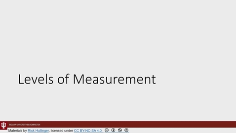 Thumbnail for K300 L02 Mod 04 Levels of Measurement
