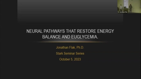 Thumbnail for SNRI Seminar Series: Jonathan Flak | October 5th, 2023 | Membership Seminar
