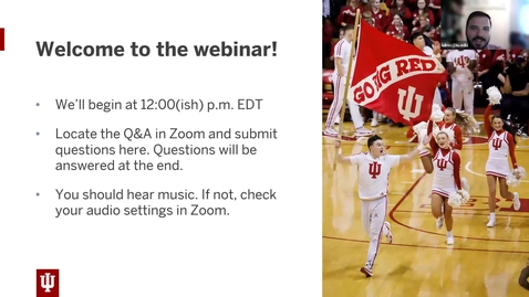 Thumbnail for IUBSC Speaker Series: The Accountable Plan and You