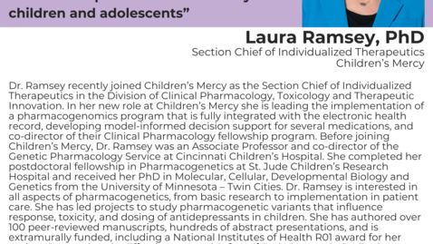 Thumbnail for The MPRINT Webinar Series: 11/16/2023, Laura Ramsey, PhD