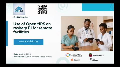 Thumbnail for OpenMRS April 2025 Virtual Community Meeting