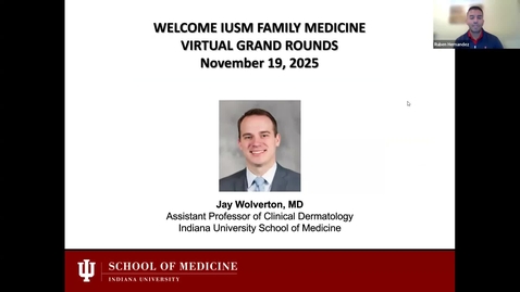 Thumbnail for 11.19.25-Jay Wolverton-Updates in Biologics and Small Molecule Inhibitors in Inflammatory Skin Disorders