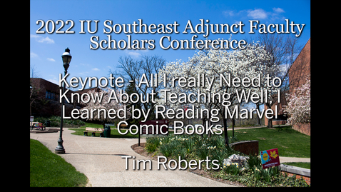 Thumbnail for 2022 Adjunct Faculty Scholars Conference Keynote