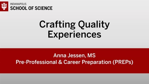 Thumbnail for Crafting Experiences Workshop
