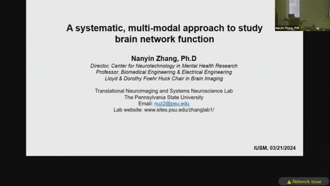 Thumbnail for SNRI Seminar Series: Nanyin Zhang, PhD | March 21st, 2024