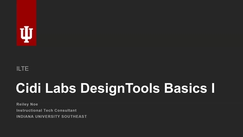 Thumbnail for Design Plus Basics I