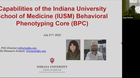 Thumbnail for SNRI Summer Core Series: Katy Fischer