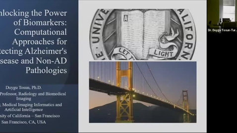 Thumbnail for SNRI Seminar Series | Dr. Duygu Tosun | February 16th, 2023