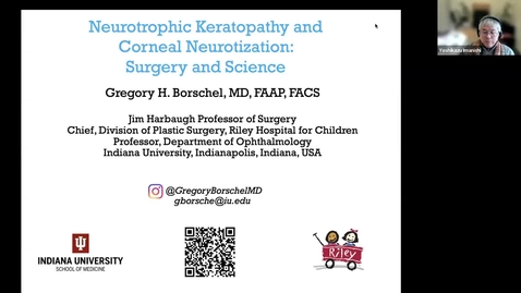 Thumbnail for SNRI Membership Seminar: Gregory Borschel, MD