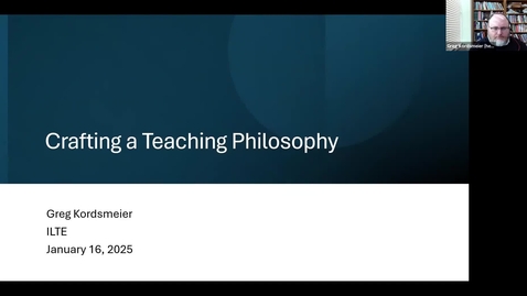 Thumbnail for Crafting a Teaching Philosophy