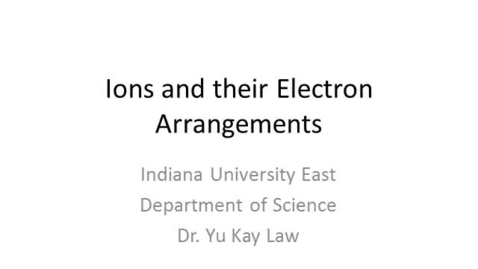 Thumbnail for Ions and their Composition