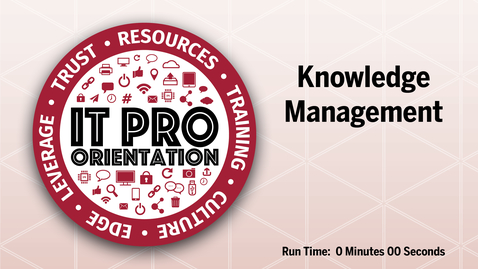 Thumbnail for Knowledge Management