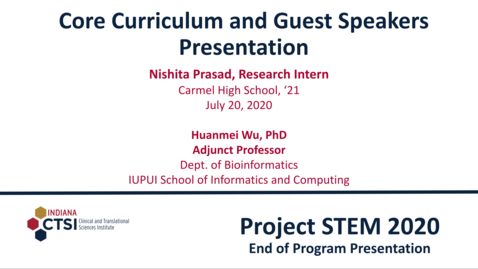 Thumbnail for Nishita Prasad Curriculum Presentation
