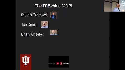 Thumbnail for Breakout session | The IT behind MDPI