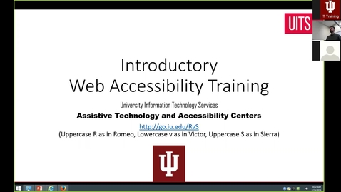 Thumbnail for Introductory Web Accessibility