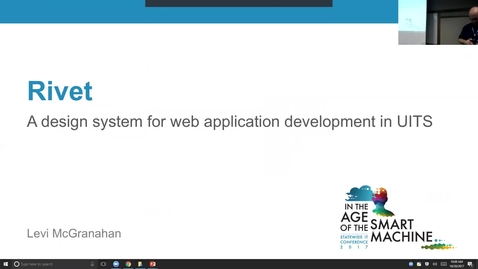 Thumbnail for Breakout session | Rivet: A design system for web application development
