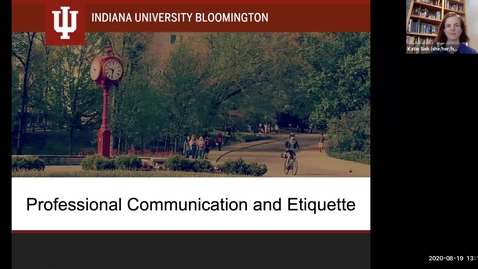 Thumbnail for Week 01: Professional Communication and Etiquette