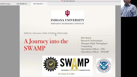 Thumbnail for Breakout session | A Journey into the SWAMP