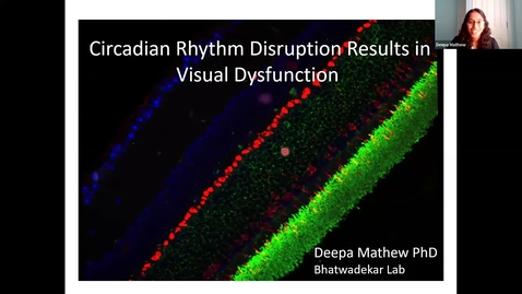 Thumbnail for entry Circadian rhythm disruption results in visual dysfunction