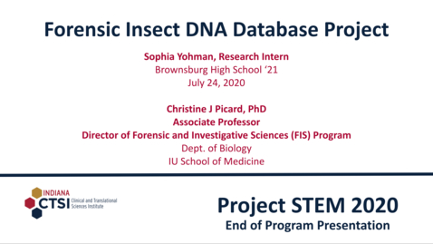 Thumbnail for Sophia Yohman Mentor Presentation