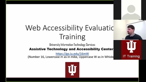 Thumbnail for Web Accessibility Evaluation