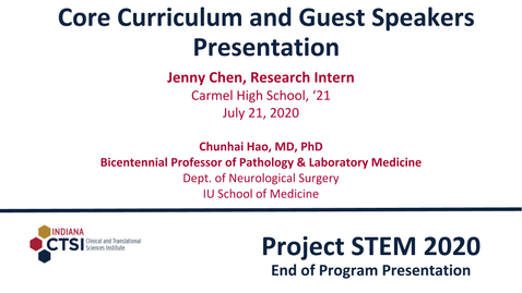 Thumbnail for entry Jenny Chen Curriculum Presentation