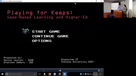 Thumbnail for Breakout session | Playing for keeps: Game-based learning and higher ed