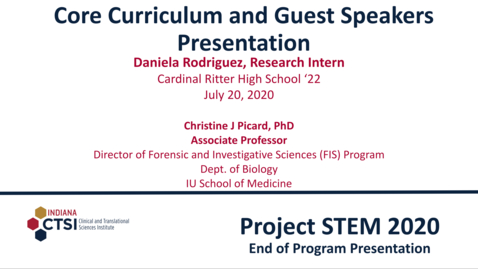 Thumbnail for Daniela Rodriguez Curriculum Presentation