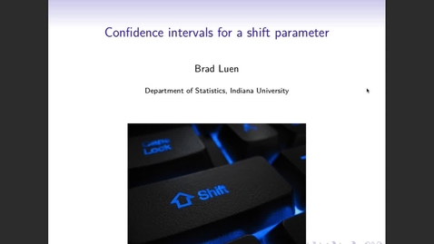 Thumbnail for Confidence intervals for a shift
