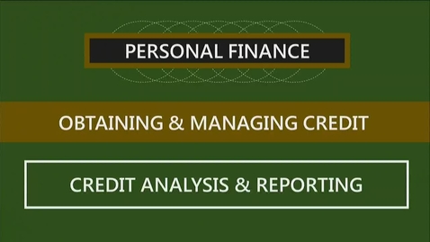 Thumbnail for entry F260 06-2 Credit Analysis &amp; Reporting