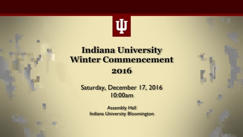 Thumbnail for Winter Commencement
