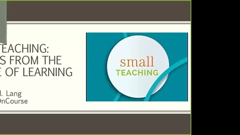 Thumbnail for 2017 SoTL Keynote