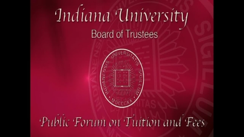 Thumbnail for 2011 Public Forum on Tuition/Fees