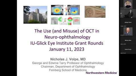 Thumbnail for Ophthalmology Grand Rounds, January 2023: The Use (and Misuse) of OCT in Neuro-ophthalmology